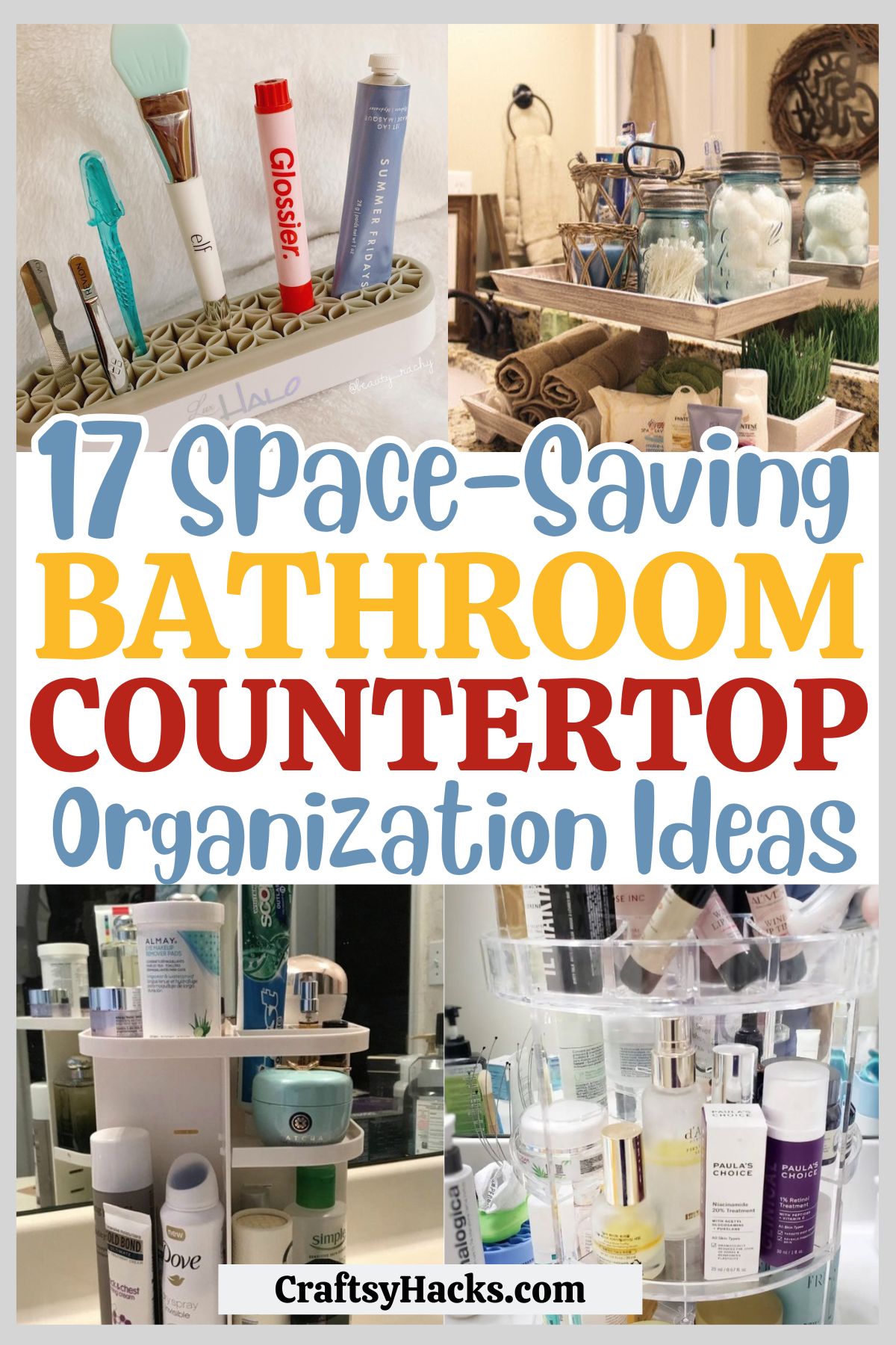 17 Smart Bathroom Countertop Organization Ideas